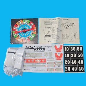 VTG Super Jock Football SuperToe Game Replacement Parts Spinner Decals Sideline